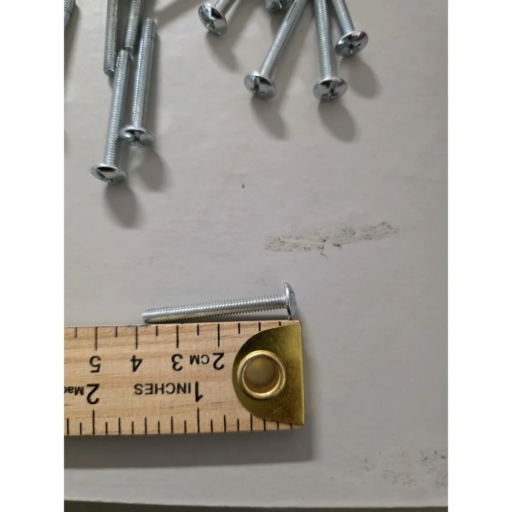 29 Pc Chrome Cabinet Hardware Lot 11 Drawer Pulls 18 Knobs w/ 2 Sizes‎ Screws